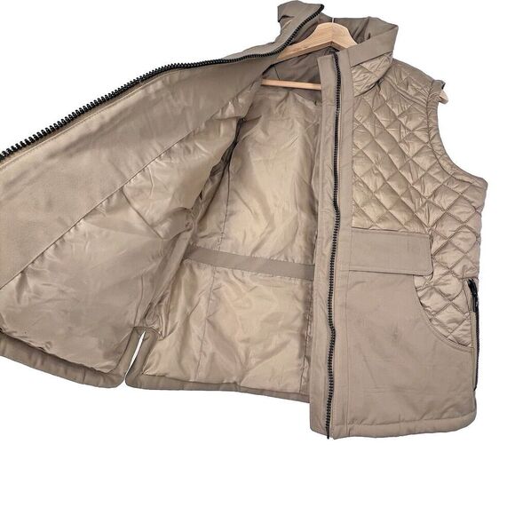 Martha Stewart vest cream jacket cozy womens casual front pockets size M - Picture 6 of 11